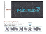 King Euro Top Pocket Spring Mattress Motion Isolation Comfort with CertiPUR-US Certified Foam V63-930301