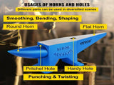 Single Horn Anvil 44Lbs Steel Anvil Blacksmith for Sale Forge Tools Equipment Anvil Rugged Round V952-GZ20KGGZ000000001V0