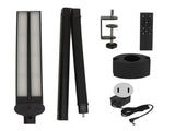 24W Double Head Gooseneck Desk Lamp Eye Protection Detachable Black LED Desk Lights for Work Reading V1294-YM0901-3119230167912