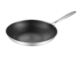 Stainless Steel Wok Pan Double Sided Honeycomb 3 Layer Prevent Sticking Easy Cleaning Wok for V1294-YM0717-3118220189615