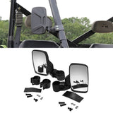 UTVMirrors, PP Material, Rear ViewMirrors Adjustable for Best View, For 1.75 to 2 Inch Roll Cage V1192-AZ-W-23557