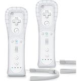 Wii Remote ,2 Wii Controller Compatible with Wii and Wii U Console Wii Remote Controller with Shock V1366-AZ2-W-11296
