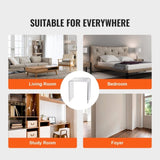 VEVOR Acrylic End Table, C-Shaped Lucite Side Table, Clear Acrylic Side Table for Drink, Food, Snack V952-YKLBZXTMSDGZUGWAPV0