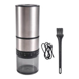 Electric Coffee Grinder - Rechargeable USB Bean Mill, Portable Automatic Grinder V1263-JX-4446