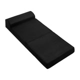 Giselle Bedding Foldable Mattress Folding Foam Bed Mat Black FOAM-MFM-CU02-MES-BK