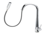 WELS Chrome 360 Swivel Pull Out Kitchen Tap Sink Mixer Faucet Spout 2 Way Outlet V1233-KRD5152CR