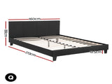 Artiss BedStory Queen Bed Frame Mattress Set Platform Upholstered Hybrid Pocket Coil BFRAME-SET-NEO-PC-34-Q