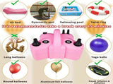 Electric Balloon Pump Double Nozzle Air Inflator for Balloons & Inflatable Beds V1263-JX-5523