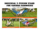 Steel Hammock Stand 450lbs Capacity Hammock Frame Fits 6.9-12.8ft Hammocks V952-CXDCJCXJS1105OTTMV0