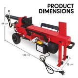 Yukon 12 Tonne 2100W Electric Hydraulic Log Splitter Wood Cutter LOG-ELE-XB-012