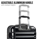 Olympus Noctis Suitcase 24in Hard Shell ABSPC - Stygian Black LUG-03D-24-BK