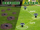 Mole Repellent 10 Packs, Outdoor Solar-Powered Animal Repellent, Waterproof Mole Killer Traps for V1259-DP01-A-3013