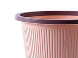Trash Bin Plastic Exquisite Modern Garbage Container Can for Bathroom Kitchen Living Room Large Pink V1294-YM0710-3117230371814