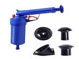 Air Plunger for Toilet Blue Household Air Toilet Drain Blaster Plunger for Floor Drain Sink Sewer V1294-YM0521-3112230002611