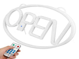 LED Neon Open Sign Display Window Hanging Light with Remote Control for Christmas Decoration V1294-YM0901-3119200129611