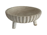 Crafted 3 Legged Decorative Bowl 27cm V637-92106BWL