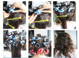Hair Roller Curling Rods 42pcs Flexible Soft Foam Curler Set No Heat Magic Curly Styling Tool for V1366-AZ2-W-11176