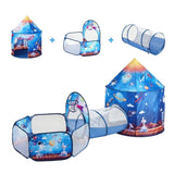 3 in 1 Kids Play Tent with Tunnel for Boys, Girls, Babies and Toddlers, Indoor/Outdoor Pop Up V952-PPSDZPX3DHJ0CMQ25V0