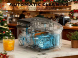 Desktop Ice Maker, Produces Ice in 6 Minutes with a Capacity of 26 Pounds, Energy-Saving 30% and V1102-TSZBJ003