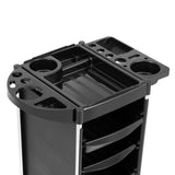 Embellir Salon Trolley Cart Spa Beauty Rolling Tray Hairdressing Storage 6 Tiers SA-TR-6T-BK