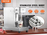 Ice Cream Blender, 750W High-Speed Cream Maker Mixer Stir Machine 1740RPM, 304 Stainless Steel V952-BQLJBJBZL750YIE4AV3