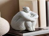 Lady Statue Figurine Woman Sculpture Modern Decor Arts Home Gifts Polyresin Table Centerpiece Crafts V1192-AZ-W-11987