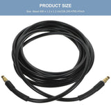 6M Heavy Duty Rubber Washing Machine Hose with Connector for Laundry Appliances and Washer Use V1369-AZ3-W-18354