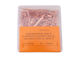 250Pcs Horseshoe Nails Copper Plated Rustproof Equestrian Riding Equipment Pet Supplies 45mm E3 V1294-YM0706-3111230194811