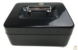 Lockable METAL CASH BOX Deposit Petty Cash Slot Money Safe Portable 2 Keys New V563-TOM-S606L