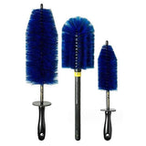 3pcs Wheel & Tire Cleaning Brush Set, Car Detailing Tools V1263-JX-5277