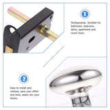 Keyed Door Handle Set with Single Deadbolt Lock for Secure and Simple Home or Office Entry V1369-AZ3-W-17423