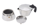 Stovetop Coffee Pot 304 Stainless Steel Exquisite Stylish Coffee Maker Pot for Home 300ML V1294-YM0901-3118240180112