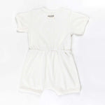 Ponchik Babies + Kids - Ribbed Cotton Romper - Daisy - 12-18 months V563-RIBROMPER-DAISY-12_18