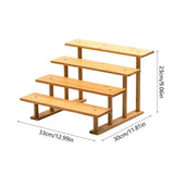 Wood 4 Tier Food Risers for Party, Statues and Legoss, Cologne Stand, Perfume V1366-AZ2-W-26401