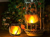1/2/4 Pack Solar Garden Lights with Flame Effect - Waterproof Hanging Lanterns with USB Charging, V1188-ZXY-117-0076