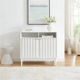 Sarantino Eleni 2-Door Sideboard - White TBL-751-00-WHT