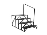 RV, 4-Step RV Stairs, 199.58KGS Load Capacity, Thickened Carbon Steel, With Handrail, Non-Slip V952-FCBTGDKHJG4JE8I22V0