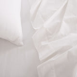 Royal Comfort Vintage Washed 100% Cotton Sheet Set King - White ABM-10002582