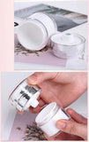 4Pack Empty Airless Jar Portable Refillable Travel Size Cream Jar Vacuum Bottle Lotion Jar with V1259-DP01-A-4308
