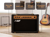 Alpha 20W Guitar Amplifier Portable Practice Amp Overdrive 3-Band EQ Black GUITAR-E-41-ELEC-ACC