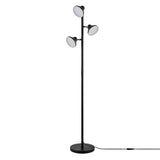 Emitto 3-Light LED Floor Lamp Dimmable Tree Lamp Remote Adjustable Living Room LI0596-BK-3-AU