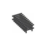 20 pcs Black Furniture Handle Black Kitchen Cabinet Handle T Handles Black Drawer Cupboard Handles V1188-MS-227-1226