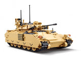 Sluban B1363 Model Kit 135 M3A3 Bradley Armored Infantry Vehicle IFV AFV Modern US Army Buildi SLB1363