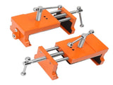 2pcs Cabinet Claw Aluminum Alloy Cabinet Claw Clamps for Installing Cabinetry Face Frame Orange V1294-YM0703-3114230029611