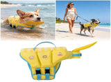 Dog Life Jacket,Adjustable Pet Floatation Vest with Rescue Handle,High-Visibility Safety Swimsuit V1366-AZ2-W-16903