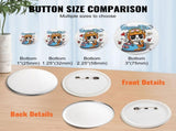 2.25" 58mm Button Badge Parts Supplies for Button Maker Machine 500 Sets V952-XZGSLH58MM500ON35V0