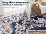 Artiss Floor Rug 240x340cm Large Washable Persian Area Rug Living Room Carpet FLR-4857-240X340-BL