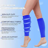 6 Pairs Calf Compression Sleeve Men Football Leg Sleeve Elastic Soccer Sleeve Calf Support Sock V1370-AZ4-17652