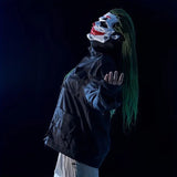 Joker Clown Costume Mask with Braids V728-LP601101371511001