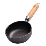 Cast Iron Pot Even Heating Multifunctional Non Stick Pot for Stir Frying Kitchen Supplies 18 X 5cm / V1294-YM0901-3118240122213
